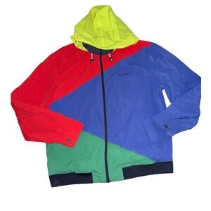 Tommy Hilfiger Windbreaker Colorful Hooded Jacket